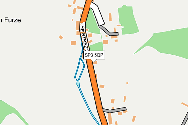 SP3 5QP map - OS OpenMap – Local (Ordnance Survey)