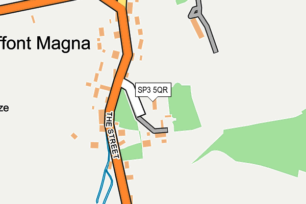 SP3 5QR map - OS OpenMap – Local (Ordnance Survey)