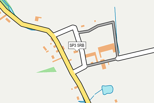 SP3 5RB map - OS OpenMap – Local (Ordnance Survey)