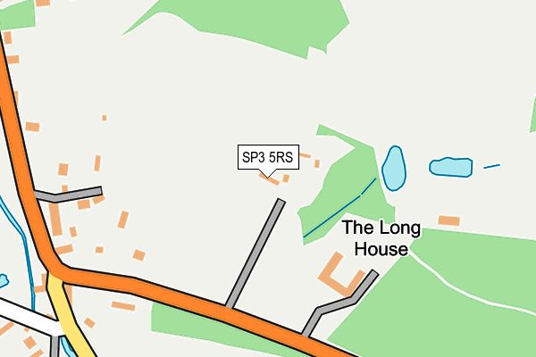 SP3 5RS map - OS OpenMap – Local (Ordnance Survey)