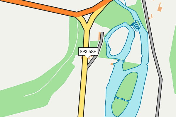 SP3 5SE map - OS OpenMap – Local (Ordnance Survey)