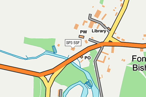 SP3 5SF map - OS OpenMap – Local (Ordnance Survey)