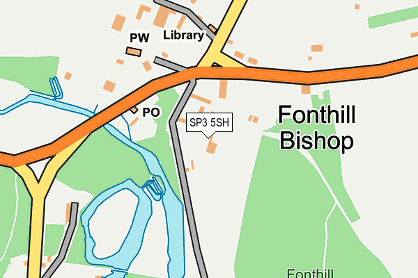 SP3 5SH map - OS OpenMap – Local (Ordnance Survey)