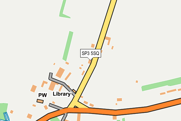 SP3 5SQ map - OS OpenMap – Local (Ordnance Survey)