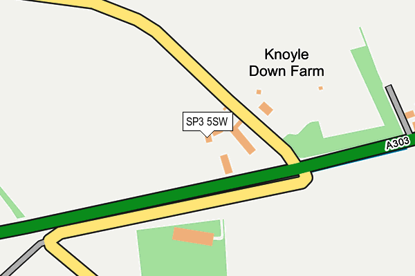 SP3 5SW map - OS OpenMap – Local (Ordnance Survey)
