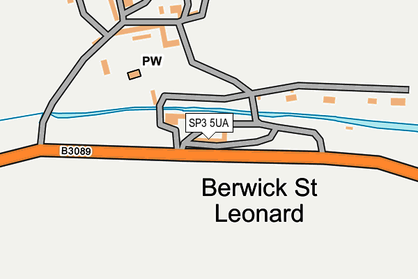 SP3 5UA map - OS OpenMap – Local (Ordnance Survey)