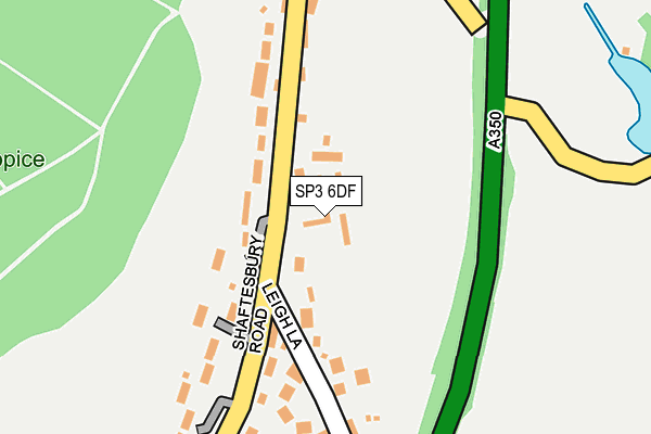 SP3 6DF map - OS OpenMap – Local (Ordnance Survey)