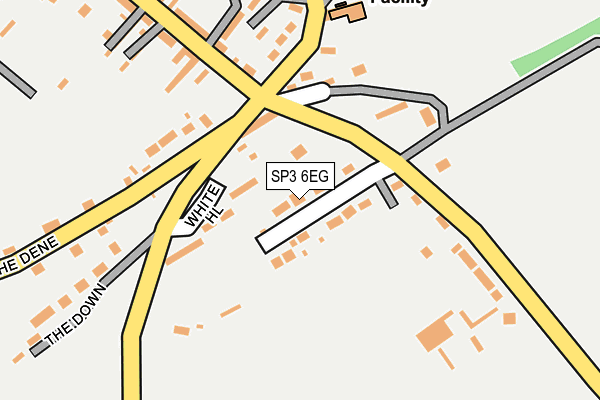 SP3 6EG map - OS OpenMap – Local (Ordnance Survey)