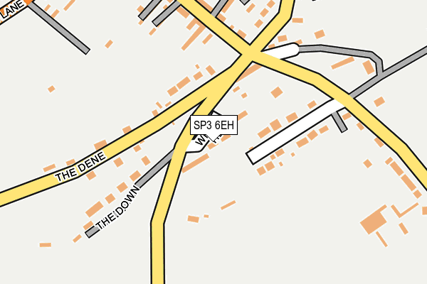 SP3 6EH map - OS OpenMap – Local (Ordnance Survey)