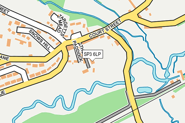 SP3 6LP map - OS OpenMap – Local (Ordnance Survey)