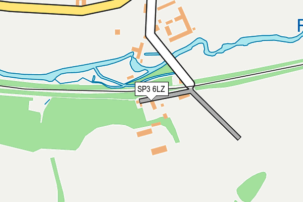 SP3 6LZ map - OS OpenMap – Local (Ordnance Survey)