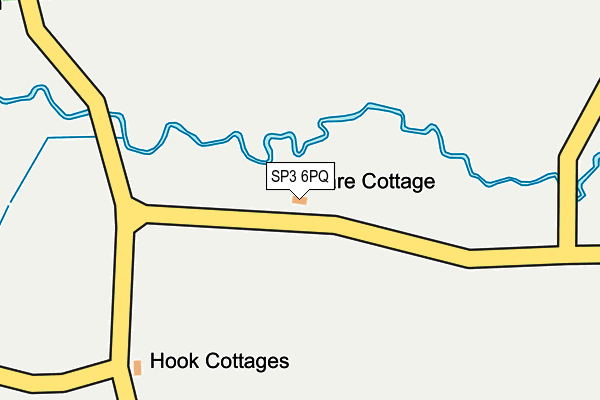 SP3 6PQ map - OS OpenMap – Local (Ordnance Survey)