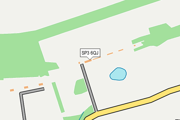 SP3 6QJ map - OS OpenMap – Local (Ordnance Survey)