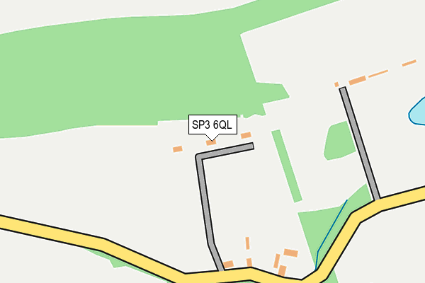 SP3 6QL map - OS OpenMap – Local (Ordnance Survey)