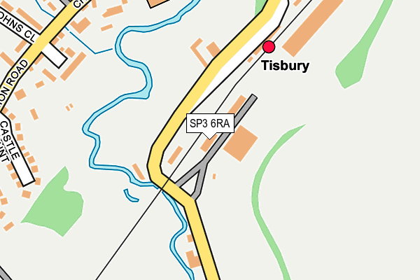 SP3 6RA map - OS OpenMap – Local (Ordnance Survey)