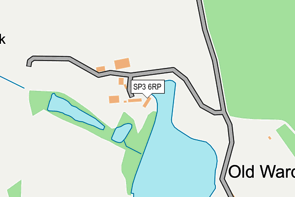 SP3 6RP map - OS OpenMap – Local (Ordnance Survey)