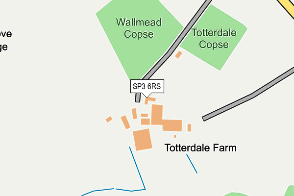 SP3 6RS map - OS OpenMap – Local (Ordnance Survey)