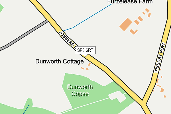 SP3 6RT map - OS OpenMap – Local (Ordnance Survey)