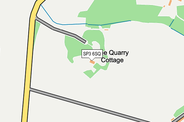 SP3 6SQ map - OS OpenMap – Local (Ordnance Survey)