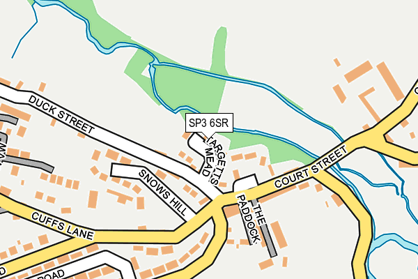 SP3 6SR map - OS OpenMap – Local (Ordnance Survey)