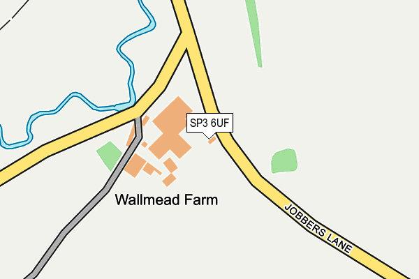 SP3 6UF map - OS OpenMap – Local (Ordnance Survey)