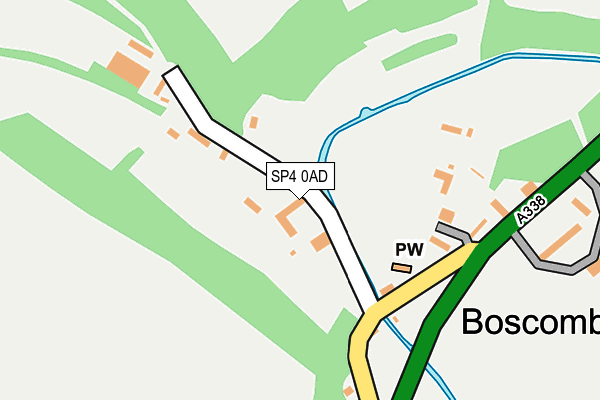 SP4 0AD map - OS OpenMap – Local (Ordnance Survey)