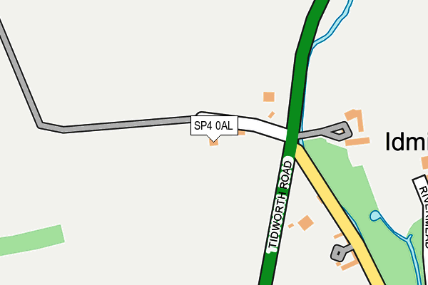 SP4 0AL map - OS OpenMap – Local (Ordnance Survey)