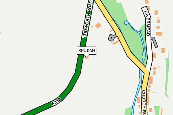 SP4 0AN map - OS OpenMap – Local (Ordnance Survey)