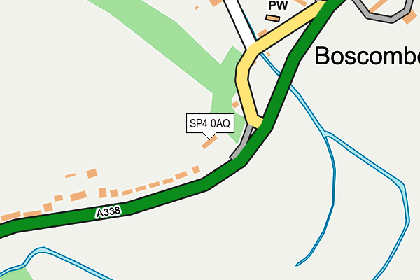 SP4 0AQ map - OS OpenMap – Local (Ordnance Survey)