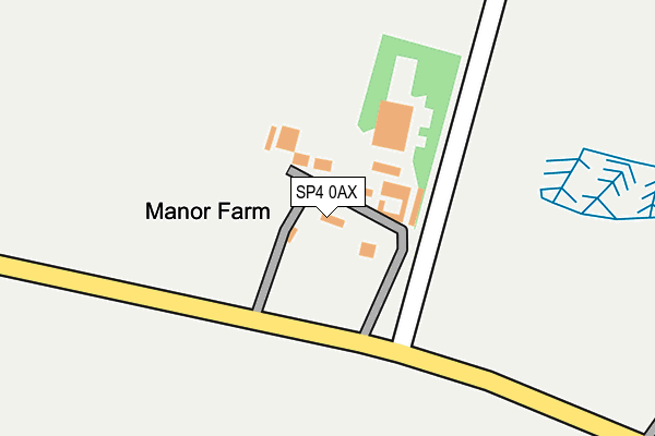 SP4 0AX map - OS OpenMap – Local (Ordnance Survey)