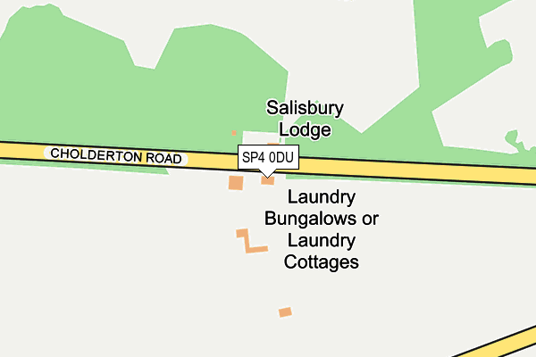 SP4 0DU map - OS OpenMap – Local (Ordnance Survey)