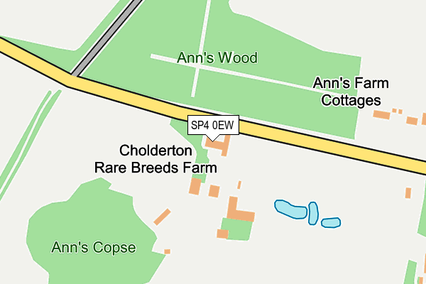 SP4 0EW map - OS OpenMap – Local (Ordnance Survey)