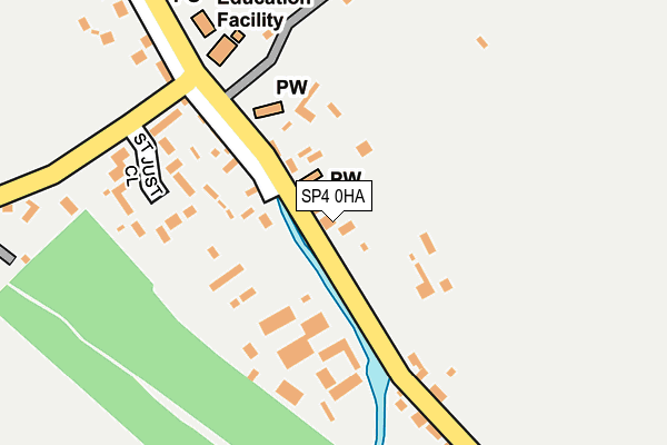 SP4 0HA map - OS OpenMap – Local (Ordnance Survey)