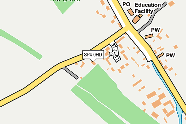 SP4 0HD map - OS OpenMap – Local (Ordnance Survey)