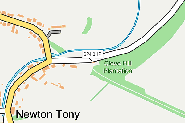SP4 0HP map - OS OpenMap – Local (Ordnance Survey)