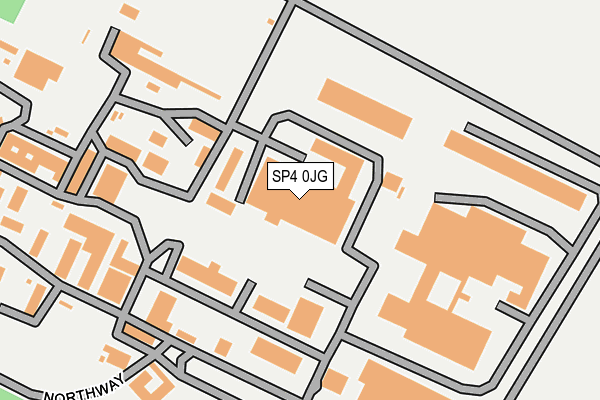 SP4 0JG map - OS OpenMap – Local (Ordnance Survey)