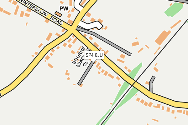 SP4 0JU map - OS OpenMap – Local (Ordnance Survey)