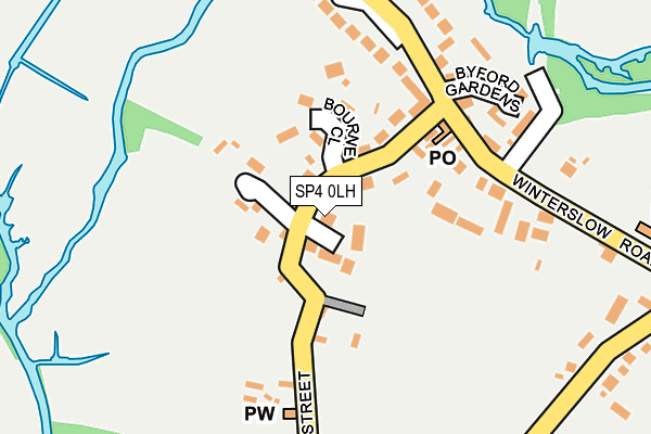 SP4 0LH map - OS OpenMap – Local (Ordnance Survey)