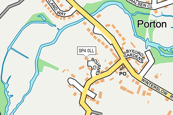 SP4 0LL map - OS OpenMap – Local (Ordnance Survey)