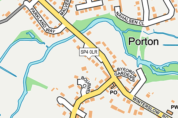 SP4 0LR map - OS OpenMap – Local (Ordnance Survey)