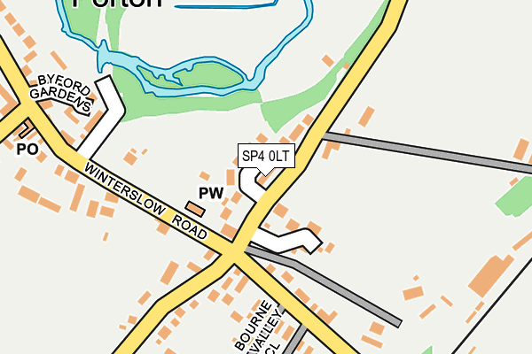 SP4 0LT map - OS OpenMap – Local (Ordnance Survey)