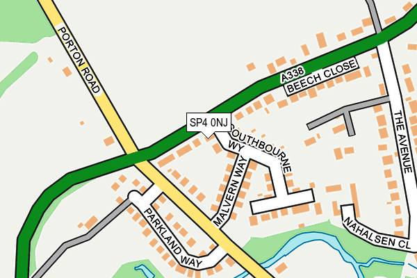 SP4 0NJ map - OS OpenMap – Local (Ordnance Survey)