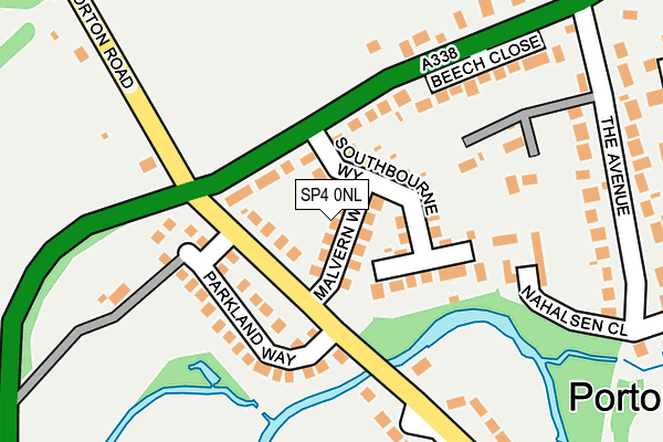 SP4 0NL map - OS OpenMap – Local (Ordnance Survey)