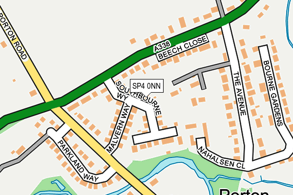 SP4 0NN map - OS OpenMap – Local (Ordnance Survey)