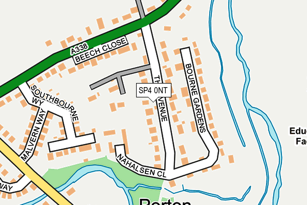SP4 0NT map - OS OpenMap – Local (Ordnance Survey)