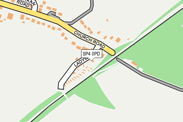 SP4 0PD map - OS OpenMap – Local (Ordnance Survey)