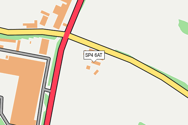 SP4 6AT map - OS OpenMap – Local (Ordnance Survey)