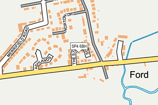 SP4 6BH map - OS OpenMap – Local (Ordnance Survey)