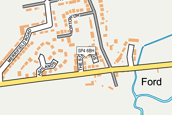 Map of MARSH THE TROWEL LTD at local scale