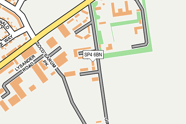 SP4 6BN map - OS OpenMap – Local (Ordnance Survey)